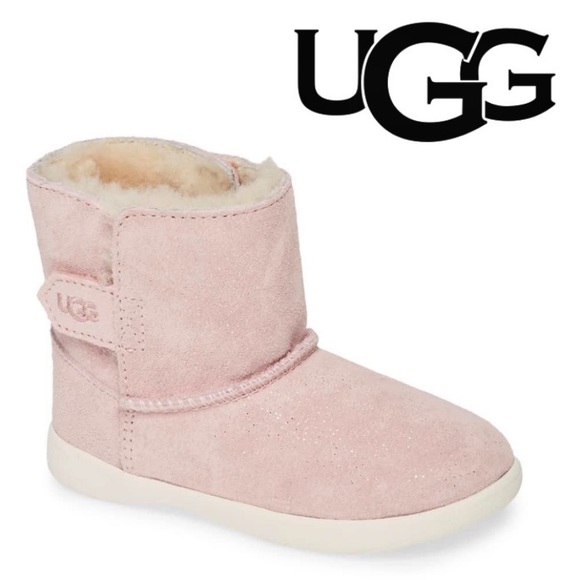 keelan glitter genuine shearling boot